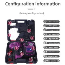 Load image into Gallery viewer, Durable Car Wireless Electric Jack Hydraulic Electric Wrench Remote Control Rechargeable Lithium Battery Tire Replacement
