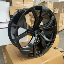 Load image into Gallery viewer, Gloss Black 22 inch Alloy Car Wheel for Audi Q8 RS A8 A6 A5 22*9.5j PCD 5X120 JWL VIA SUV Rims
