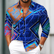 Load image into Gallery viewer, Men's Long Sleeve Shirt Baroque Intricate Floral Shirt
