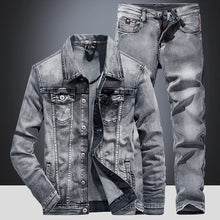 Load image into Gallery viewer, Denim Men's Set Micro-Stretch
