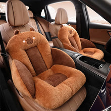 Load image into Gallery viewer, Cute cartoon design car seat cushion soft plush with thickened padding for office home and car use Easy installation
