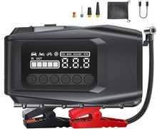 Load image into Gallery viewer, 5-IN-1 Car Jump Starter with Air Pump Peak 5000A Auto Battery Booster 150PSI Air Compressor Portable Power Bank Tire Inflator
