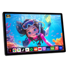 Load image into Gallery viewer, 13" Android 12 Car Headrest Monitor Display IPS Tablet Touch Screen 2K HD For Car Rear Seat Video Music TV Player HDMI Input
