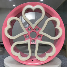 Load image into Gallery viewer, 17 18 19 20 21 22-inch forged rims for Benz BMW Audi A5 A6 A7 A8 Land Rover Jaguar Tesla custom pink Love heart forged wheels

