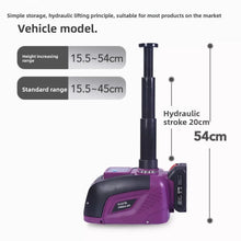 Load image into Gallery viewer, Durable Car Wireless Electric Jack Hydraulic Electric Wrench Remote Control Rechargeable Lithium Battery Tire Replacement
