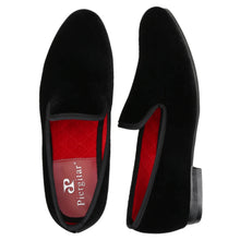 Load image into Gallery viewer, Piergitar Handmade Multiple Colors Velvet Plain Loafers
