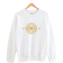 Load image into Gallery viewer, Men's Round Neck Sweatshirt + Sweatpants Luxury Print
