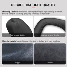 Load image into Gallery viewer, NovaAcc Yoke Steering Wheel For Tesla Model Y 3 2017 2018 2019 2020 2021 2022 2023 Heating Black Nappa Suede Car Accessories
