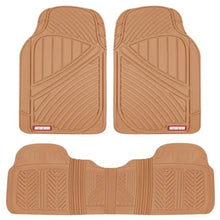 Load image into Gallery viewer, FlexTough Performance All Weather Rubber Car Floor Mats - 3 Pcs Floor Mats Automotive Liners for Cars Truck SUV, Heavy-Duty Wat
