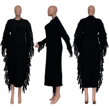 Load image into Gallery viewer, Knitting Tassel Dress  In Multiple Colors
