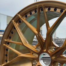 Load image into Gallery viewer, High Quality 19 20 21 22 23 24 Inch 6061-T6 Alloy Car Wheels Custom Brushed Bronze 5x114.3 Forged Monoblock Wheels For BMW M2
