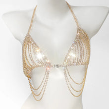 Load image into Gallery viewer, Sexy Rhinestone Two Piece Set
