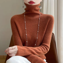 Load image into Gallery viewer, Women's Pullover High-Neck Sweater, High-Elasticity, Fashionable And Comfortable Long-Sleeved
