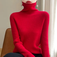 Load image into Gallery viewer, Women's Pullover High-Neck Sweater, High-Elasticity, Fashionable And Comfortable Long-Sleeved

