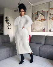 Load image into Gallery viewer, Knitting Tassel Dress  In Multiple Colors
