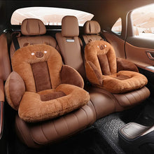 Load image into Gallery viewer, Cute cartoon design car seat cushion soft plush with thickened padding for office home and car use Easy installation
