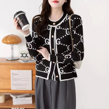 Load image into Gallery viewer, Women's Luxury Pink Knitted Cardigan
