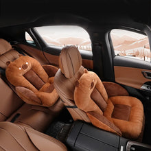 Load image into Gallery viewer, Cute cartoon design car seat cushion soft plush with thickened padding for office home and car use Easy installation
