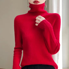 Load image into Gallery viewer, Women's Pullover High-Neck Sweater, High-Elasticity, Fashionable And Comfortable Long-Sleeved
