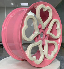 Load image into Gallery viewer, 17 18 19 20 21 22-inch forged rims for Benz BMW Audi A5 A6 A7 A8 Land Rover Jaguar Tesla custom pink Love heart forged wheels
