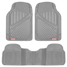 Load image into Gallery viewer, FlexTough Performance All Weather Rubber Car Floor Mats - 3 Pcs Floor Mats Automotive Liners for Cars Truck SUV, Heavy-Duty Wat

