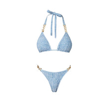 Load image into Gallery viewer, Denim Print Swimwear &amp; Outfits

