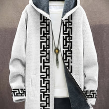 Load image into Gallery viewer, Men&#39;s Winter Full-Zip Hooded Coat - Heavyweight Insulated Jacket with Full-Zip Front Closure, Full-Length Zipper Pocket &amp; Hooded Collar, Warm &amp; Breathable.
