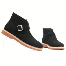 Load image into Gallery viewer, Men&#39;s Ankle-High Round Toe, Arch Support &amp; Cushioned Insole, All-Season Outdoor &amp; Casual Boots, Durable Rubber Sole
