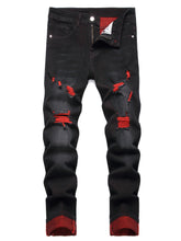 Load image into Gallery viewer, Men&#39;s Slim Fit Stretch Jeans Ripped Skinny Jeans for Men, Fashion Distressed Straight Comfort Flex Waist Pants, Pants for Men

