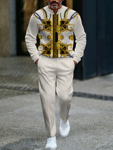 Load image into Gallery viewer, Men&#39;s Loose And Comfortable Long-sleeved Trousers Set
