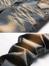 Load image into Gallery viewer, Men&#39;s Slim Fit Stretch Jeans Ripped Skinny Jeans For Men, Distressed Straight Leg Fashion Comfort Flex Waist Pants

