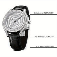 Load image into Gallery viewer, Men&#39;s White Stone Exquisite Watch Automatic Movement Business Watch, Without Battery
