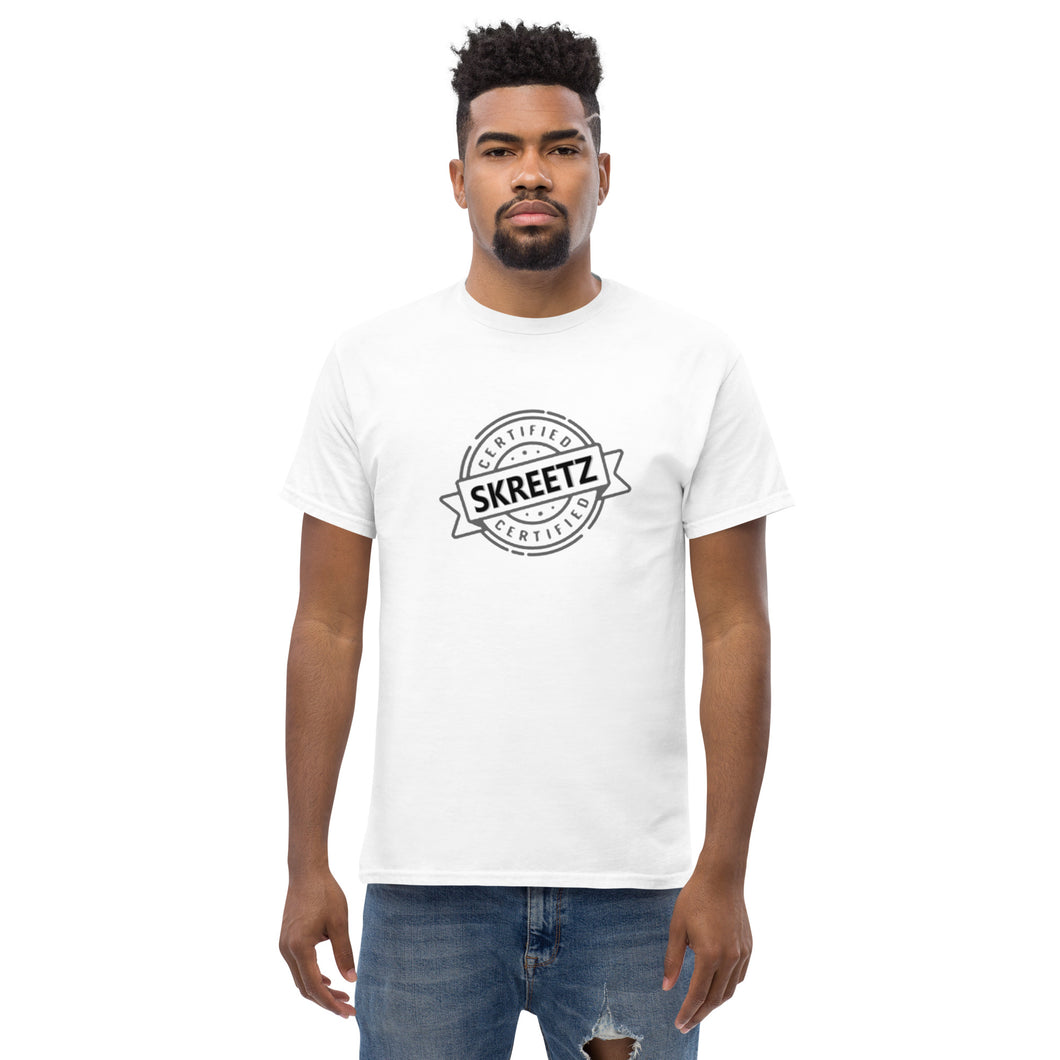 SKREETZ CERTIFIED WHITE T SHIRT