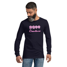 Load image into Gallery viewer, DRIP COUTURE PURPLE DRIP BALLS UNISEX LONG SLEEVE TEE
