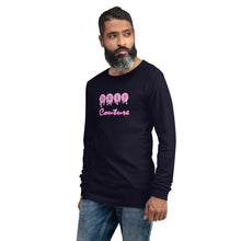 Load image into Gallery viewer, DRIP COUTURE PURPLE DRIP BALLS UNISEX LONG SLEEVE TEE
