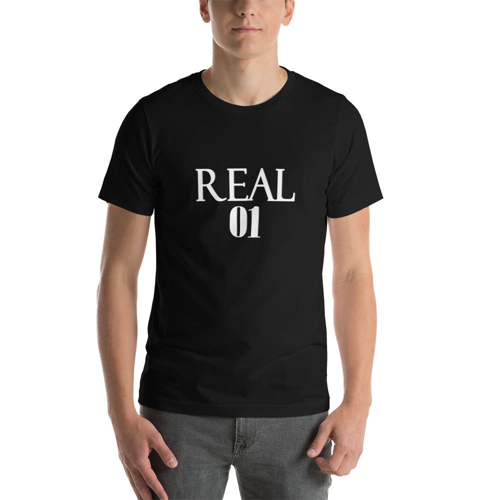 REAL ONE BLACK T SHIRT