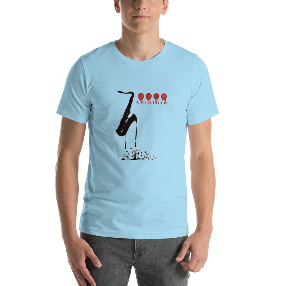 HORN DRIP LIGHT BLUE T SHIRT