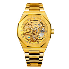 Load image into Gallery viewer, Luxury Automatic Mechanical Stainless Steel Men&#39;s  Fashion Business Skeleton Wristwatch
