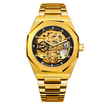 Load image into Gallery viewer, Luxury Automatic Mechanical Stainless Steel Men&#39;s  Fashion Business Skeleton Wristwatch
