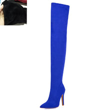 Load image into Gallery viewer, Woman Over the knee boots thin high heel sexy Party Boots
