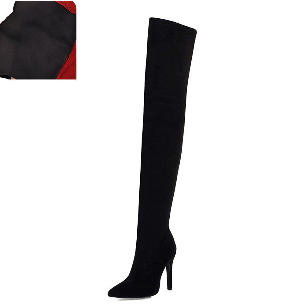 Woman Over the knee boots thin high heel sexy Party Boots