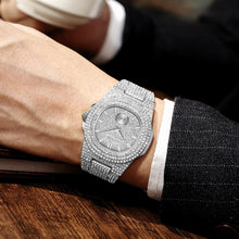 Load image into Gallery viewer, Men&#39;s Crystal Diamond Watch
