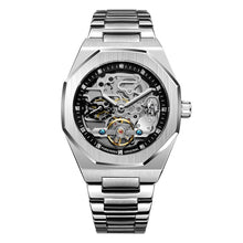 Load image into Gallery viewer, Luxury Automatic Mechanical Stainless Steel Men&#39;s  Fashion Business Skeleton Wristwatch
