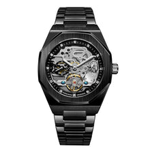 Load image into Gallery viewer, Luxury Automatic Mechanical Stainless Steel Men&#39;s  Fashion Business Skeleton Wristwatch
