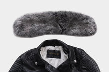 Load image into Gallery viewer, Women&#39;s Winter Warm Faux Leather Jackets with Fur Collar Belt Lady  Motorcycle Biker Outerwear Coats
