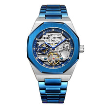 Load image into Gallery viewer, Luxury Automatic Mechanical Stainless Steel Men&#39;s  Fashion Business Skeleton Wristwatch
