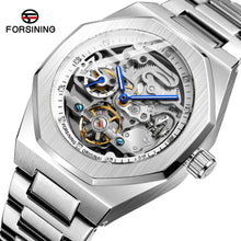 Load image into Gallery viewer, Luxury Automatic Mechanical Stainless Steel Men&#39;s  Fashion Business Skeleton Wristwatch
