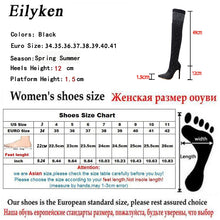 Load image into Gallery viewer, Foxy Fashions Diamond Girlz Collection Pointed Toe Bling Over Knee Boots Crystal Long Sock Women Boots High Heel club Sock Boots
