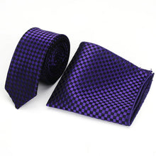 Load image into Gallery viewer, Men&#39;s Classic Plaid Ties For Men Necktie
