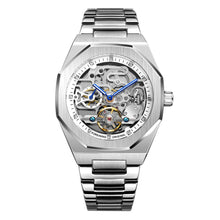 Load image into Gallery viewer, Luxury Automatic Mechanical Stainless Steel Men&#39;s  Fashion Business Skeleton Wristwatch
